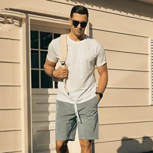 Men's Regular Fit Shorts with Pocket Multicolor